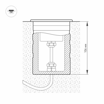 Уличный подводный светильник AQUA 024939