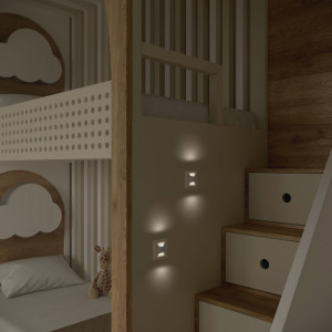 Встраиваемая LED подсветка Встраиваемые механизмы белые матовые W1154501