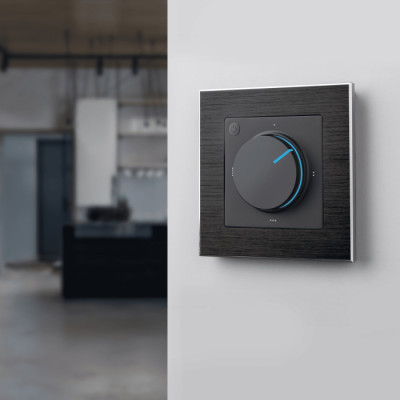 Рамка Aluminium черный алюминий W0011708