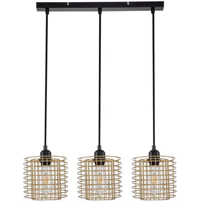 Подвесной светильник Grid 10190/3S Gold