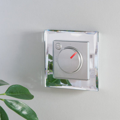 Терморегулятор Встраиваемые механизмы серебряные W1151106