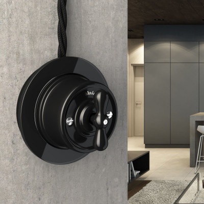 Рамка Favorit Runda черный W0015108